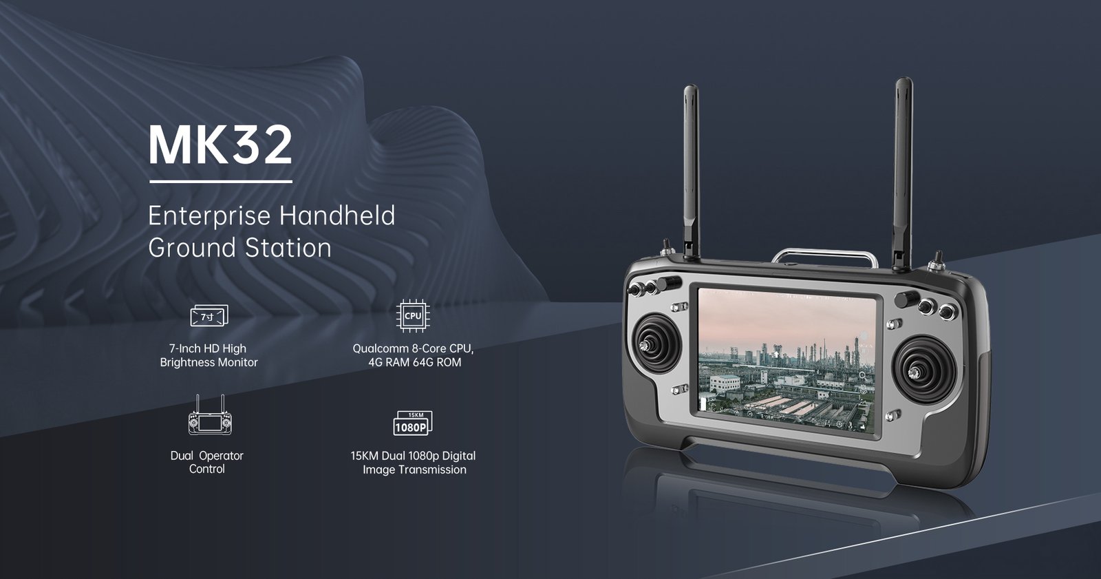 MK32 handheld GCS for enterprise