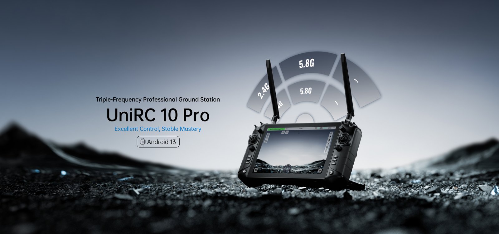 UniRC10 Pro Triple Frequency Professional Ground Control Station the Gen-4 Product