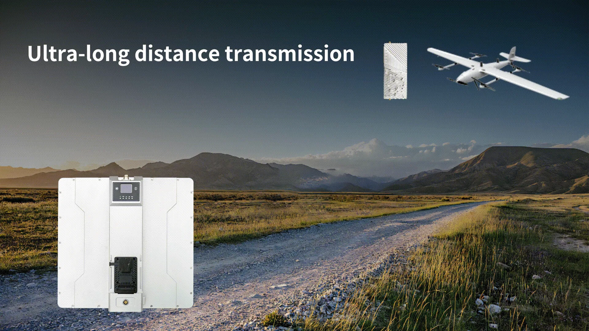 SDL MK100 Video Data Link for UAV drones USV vessels and UGV robots long range transmission