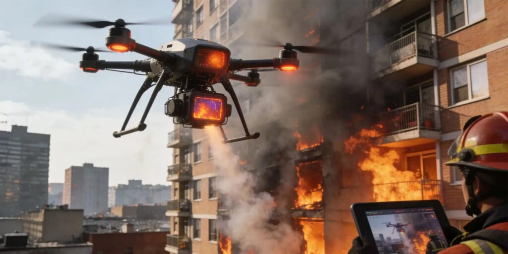 UAV Tracking & Control System for Emergency Response