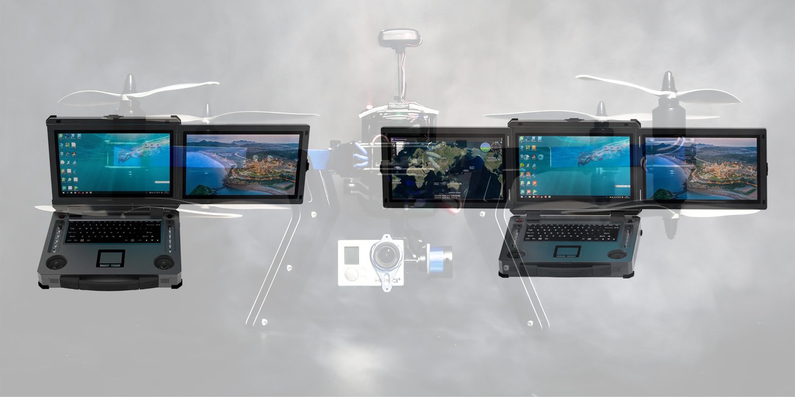 Portable UAV USV control station | SoarApex S02