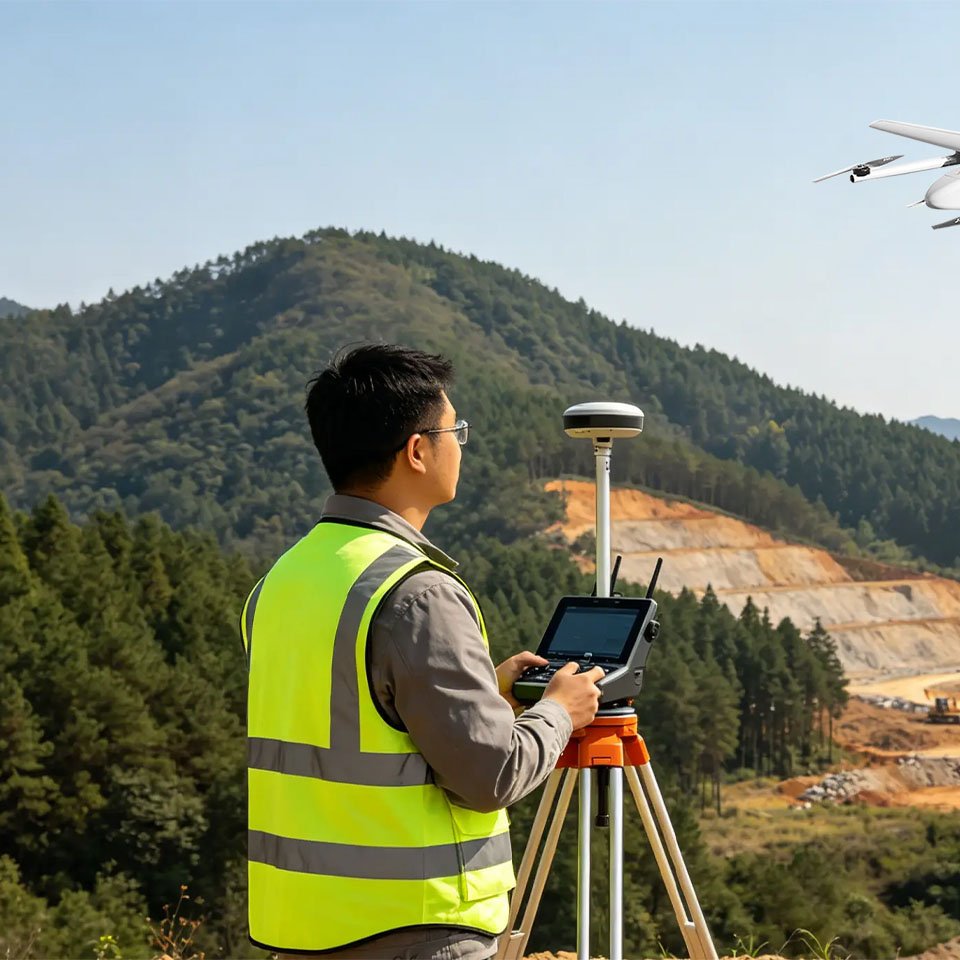 eVTOL-5 Fixed Wing UAV aerial surveying and mapping