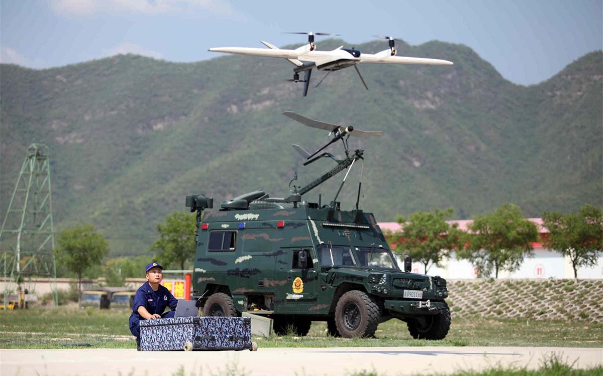 eVTOL-5 Fixed Wing UAV emergency response