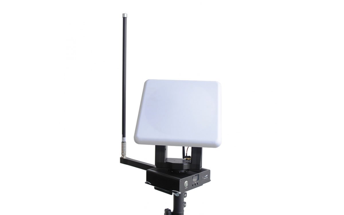 ATS Standard 110km long-range UAV antenna tracking system with high-gain directional panel