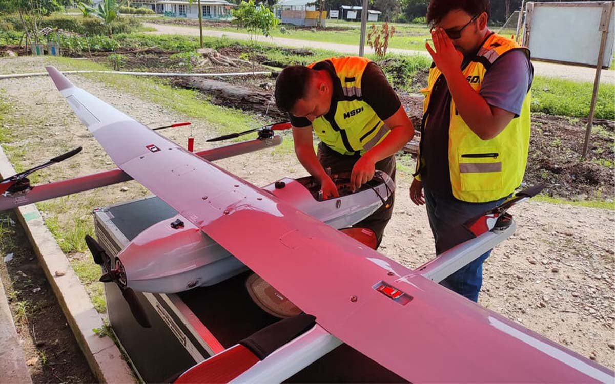 EV3 Long-Endurance VTOL UAV payload system