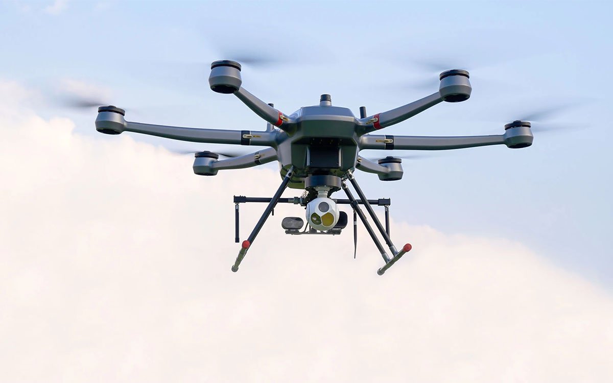 EX6 heavy-lift drone with sealed protection housing