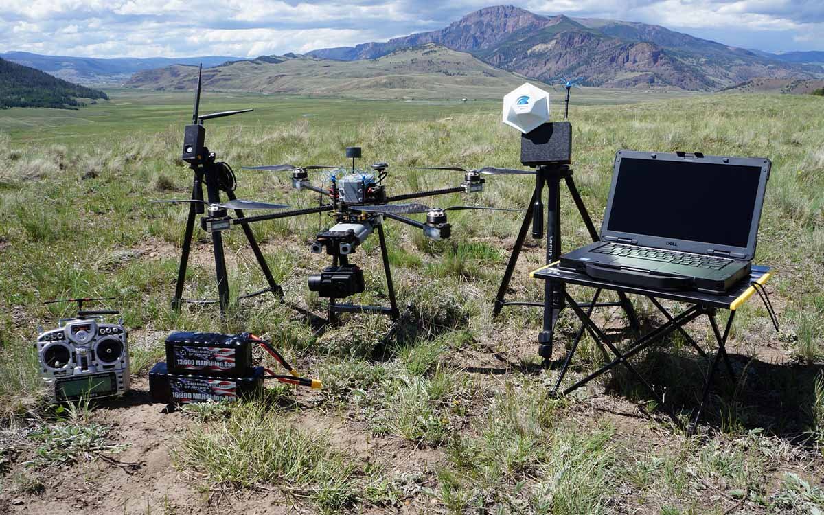 P3000 Portable Power Station powering a mobile office setup